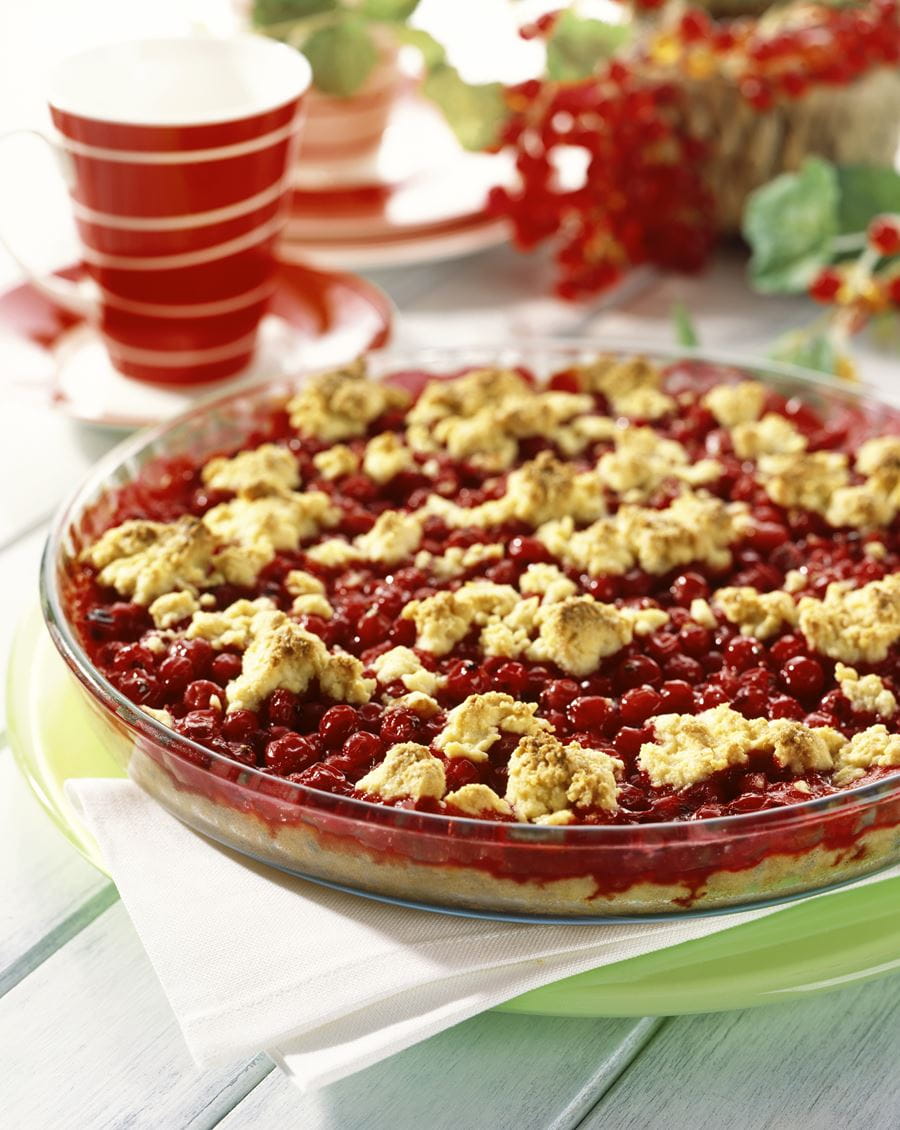 recipe image Johannisbeer-Crumble