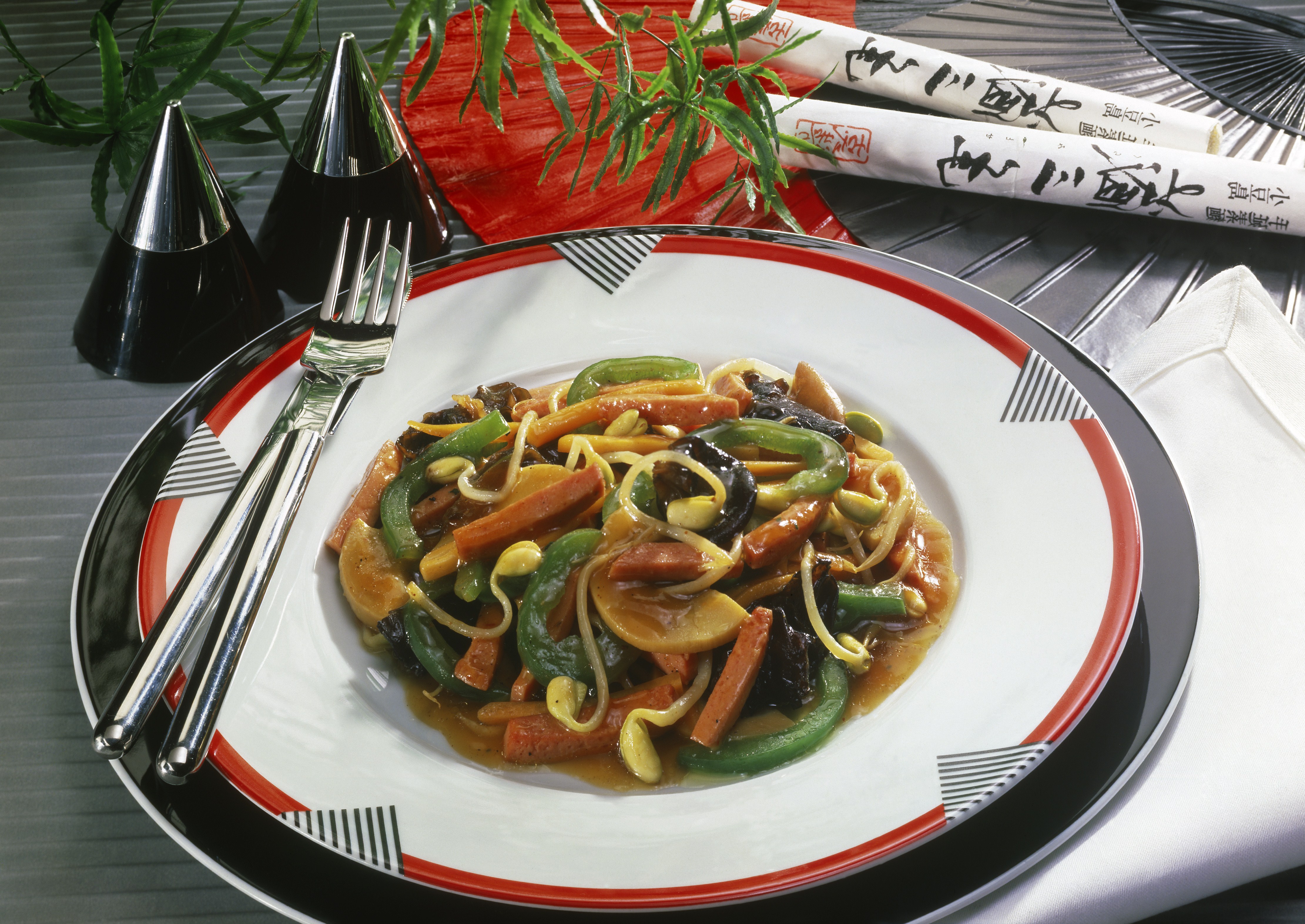 recipe image Wurstpfanne auf "chinesische Art"