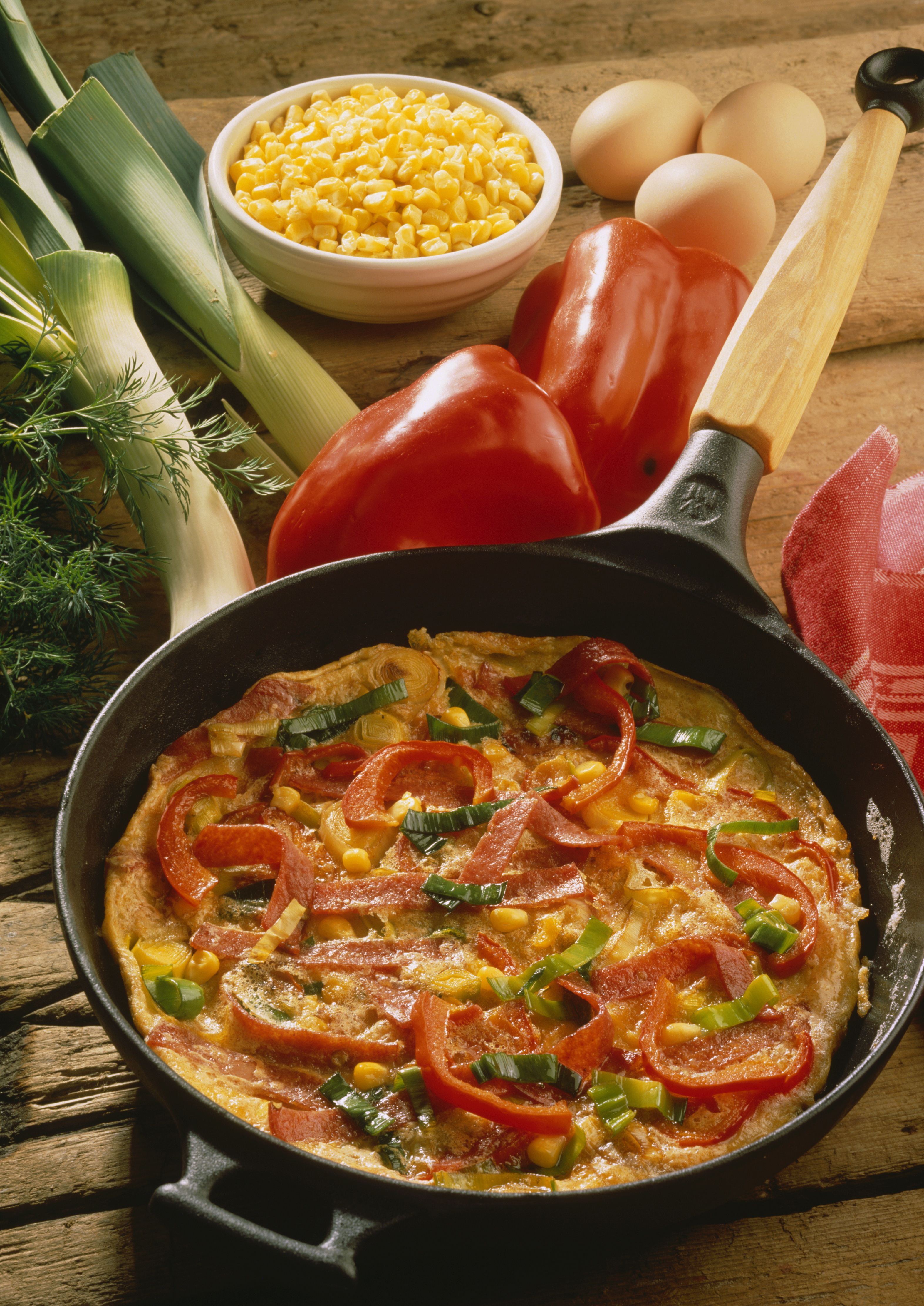 recipe image Gemüse-Eierpfanne