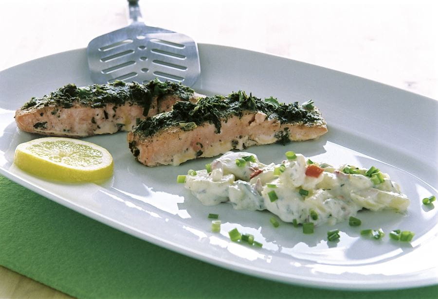 recipe image Kräuterlachs