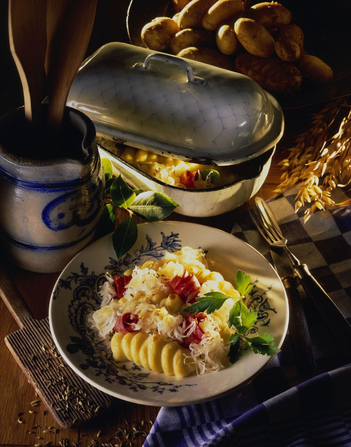 recipe image Pikanter Sauerkraut-Auflauf