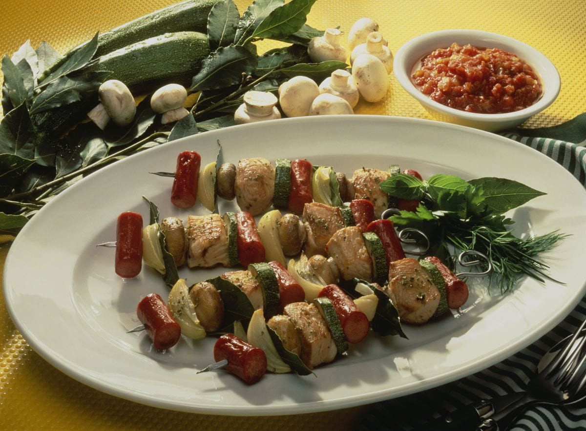 recipe image Wurst-Fleisch-Spieße