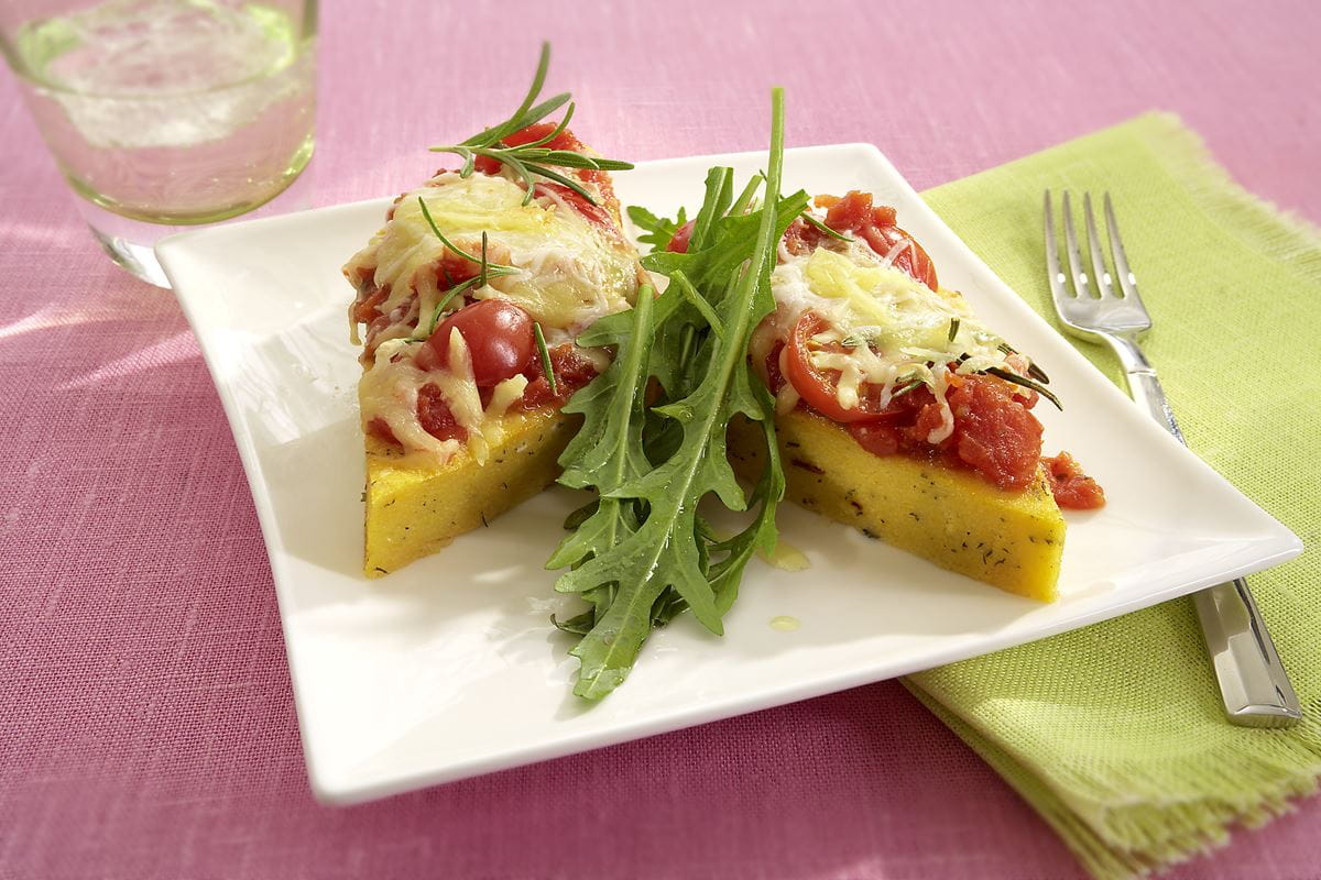 recipe image Überbackene Polentaschnitten