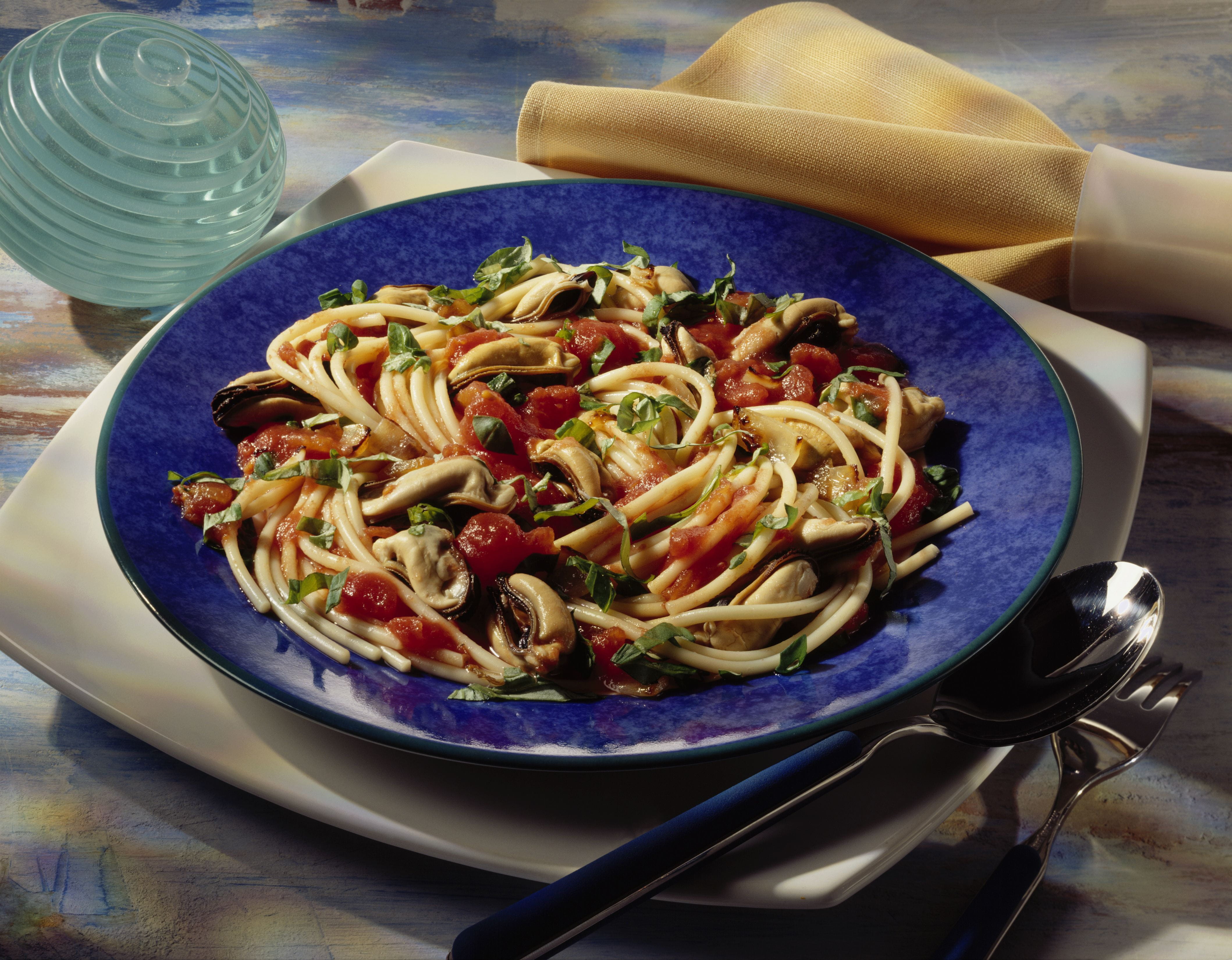 Spaghetti mit Muschelsauce