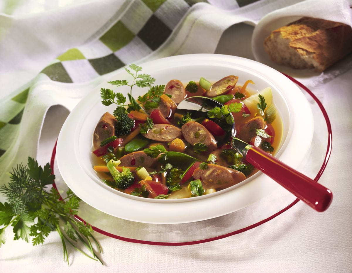 recipe image Bunte Gemüsesuppe